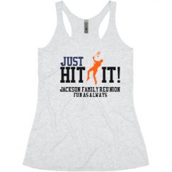 Ladies Slim Fit Super Soft Racerback Triblend Tank