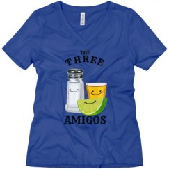Ladies Relaxed Fit V-Neck Tee