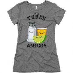 Ladies Slim Fit Super Soft Triblend Tee