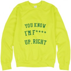 Unisex Neon Crewneck Sweatshirt