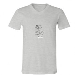 Unisex V-Neck Jersey Tee