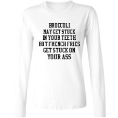 Ladies Relaxed Fit Basic Long Sleeve Tee