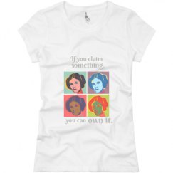 Ladies Slim Fit Basic Promo Jersey Tee