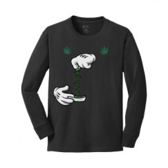 Youth Midweight Cotton Long Sleeve Tee