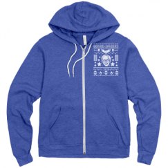 Unisex Fleece Full Zip Midweight Hoodie