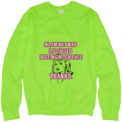 Unisex Neon Crewneck Sweatshirt