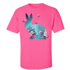 Unisex Ultra Cotton Safety Neon Crewneck Tee