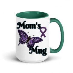 15oz Ceramic Mug with Color Inside