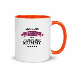 11oz Ceramic Mug with Color Inside