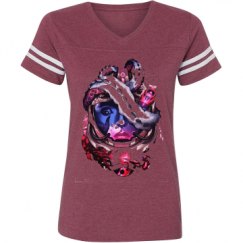 Ladies Relaxed Fit Vintage Sports Tee