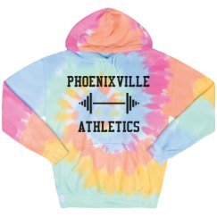 Unisex Tie-Dye Fleece Hoodie