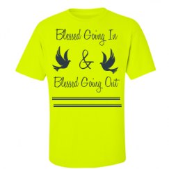 Unisex Ultra Cotton Safety Neon Crewneck Tee