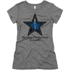 Ladies Slim Fit Super Soft Triblend Tee