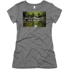Ladies Slim Fit Super Soft Triblend Tee