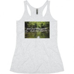 Ladies Slim Fit Super Soft Racerback Triblend Tank
