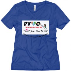 Ladies Relaxed Fit V-Neck Tee