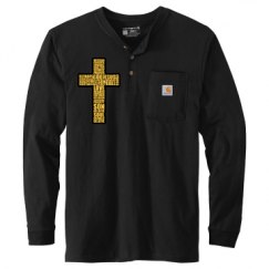 Unisex Carhartt Long Sleeve Henley Tee 