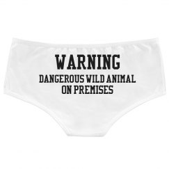 Dangerous Wild Animal Panties