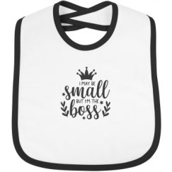 Infant Contrast Trim Bib