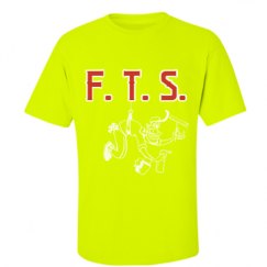 Unisex Ultra Cotton Safety Neon Crewneck Tee