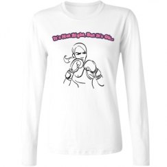 Ladies Relaxed Fit Basic Long Sleeve Tee