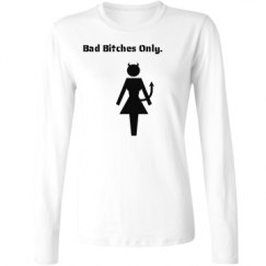 Ladies Relaxed Fit Basic Long Sleeve Tee