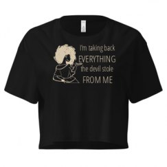 Ladies Festival Cali Crop Top Tee