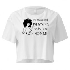 Ladies Festival Cali Crop Top Tee