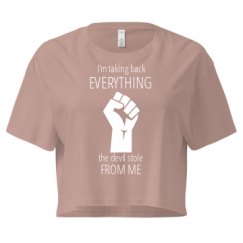 Ladies Festival Cali Crop Top Tee