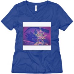 Ladies Relaxed Fit V-Neck Tee