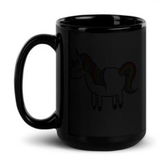 15oz Black Glossy Mug