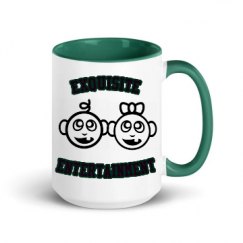 15oz Ceramic Mug with Color Inside