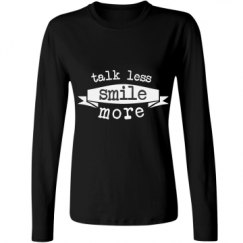 Ladies Relaxed Fit Basic Long Sleeve Tee