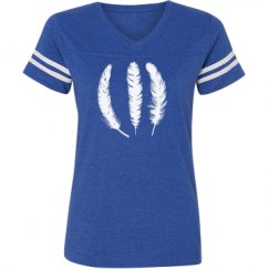 Ladies Relaxed Fit Vintage Sports Tee