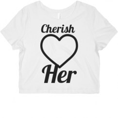 Ladies Slim Fit Crop Top Tee