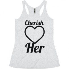 Ladies Slim Fit Super Soft Racerback Triblend Tank