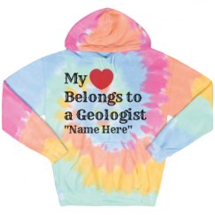 Unisex Tie-Dye Fleece Hoodie