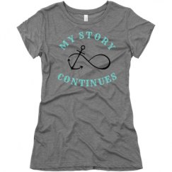 Ladies Slim Fit Super Soft Triblend Tee