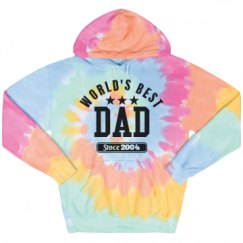 Unisex Tie-Dye Fleece Hoodie