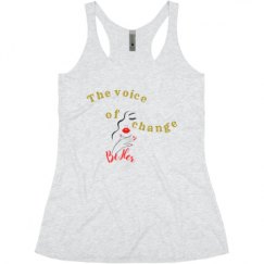 Ladies Slim Fit Super Soft Racerback Triblend Tank