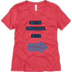 Ladies Relaxed Fit Super Soft Triblend V-Neck Tee