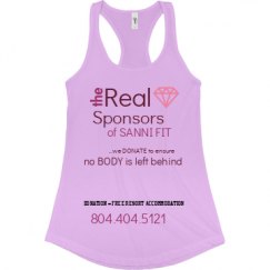 Ladies Slim Fit Racerback Tank Top