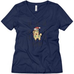 Ladies Relaxed Fit V-Neck Tee