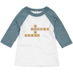 Toddler 3/4 Sleeve Raglan Tee
