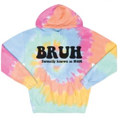 Unisex Tie-Dye Fleece Hoodie
