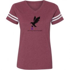 Ladies Relaxed Fit Vintage Sports Tee