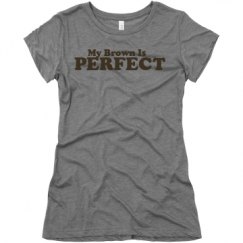 Ladies Slim Fit Super Soft Triblend Tee