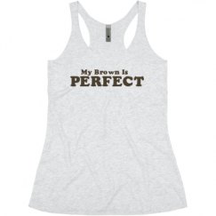 Ladies Slim Fit Super Soft Racerback Triblend Tank