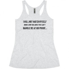 Ladies Slim Fit Super Soft Racerback Triblend Tank