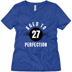 Ladies Relaxed Fit V-Neck Tee